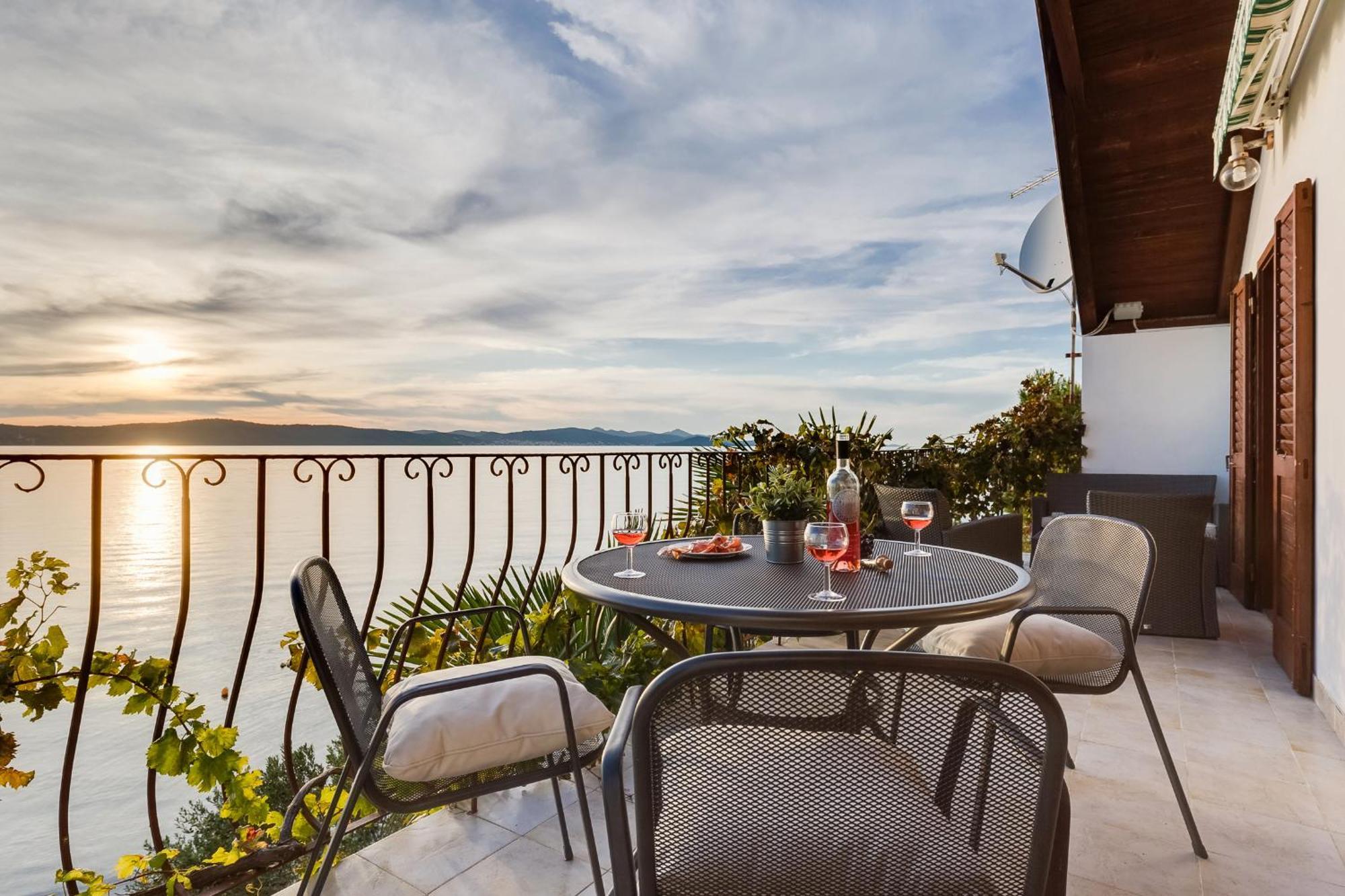 Sunset Family House In Bibinje On The Beach Esterno foto